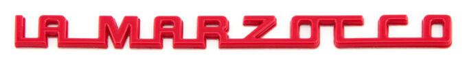 La Marzocco Schriftzug Rot – Linea Mini / GS3 (D.3.011)