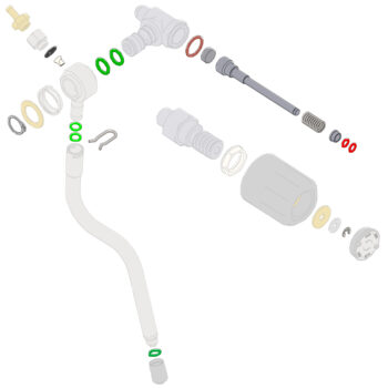 Wartungskit / rebuild kit Dampf- / Heißwasserventil (1053)