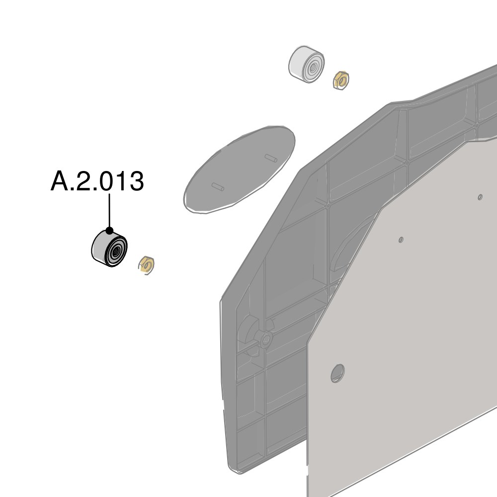 La Marzocco Kappe GS3 Seitenteil (A.2.013)