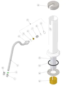 Exploded view Modbar Steam · 06 – Steam Tap System