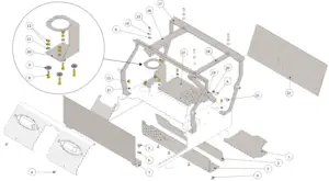 Exploded view Shot Brewer · 07 – Body Panel Assembly