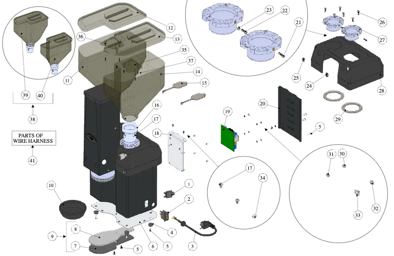 La Marzocco Swift – 07 – Swift Eps (exploded view)