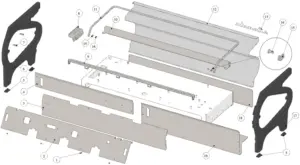 Exploded view Strada AV · 09 – Body Panel Assembly