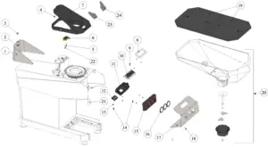 Exploded view Swan · 09 – Swan Assembly