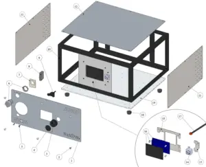 Exploded view Modbar Steam · 10 – Steam Module System