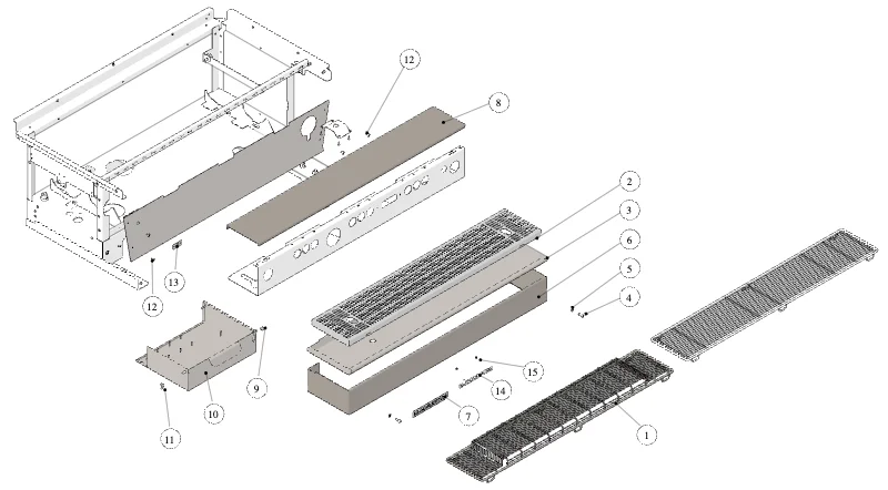 La Marzocco Linea PB – 11 – Body Panel Assembly (exploded view)