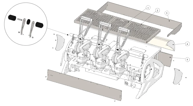 La Marzocco Leva – 11 – Body Panel Assembly (exploded view)