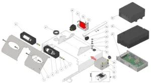 Exploded view Shot Brewer · 11 – Electrical System Assembly – EP