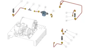 Exploded view Strada X 1GR · 120 – Hydraulic Assembly