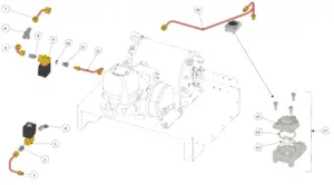 Explosionszeichnung Strada X 1GR · 130 – Hydraulik