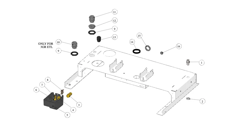La Marzocco GB5 X-S – 13 – Body Panel Assembly (exploded view)