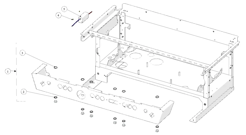 La Marzocco KB90 – 13 – Bedienfeld (Explosionszeichnung)