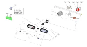 Exploded view Strada EP 1GR · 13 – Control Panel Assembly