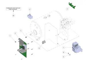 Explosionszeichnung Modbar Pour-Over new · 13 – Pour-Over-Modul