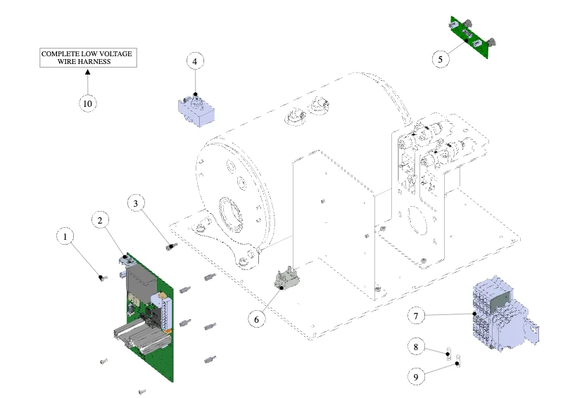 La Marzocco Modbar Pour-Over new – 13 – Pour-Over-Modul (Explosionszeichnung)