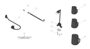 Exploded view Wally · 15 – Accessories