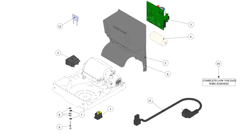 La Marzocco Linea Micra – 15 – Elektrik (Explosionszeichnung)
