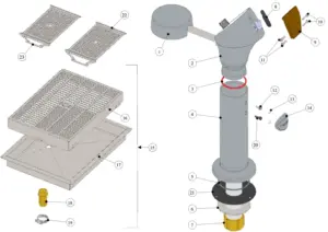Exploded view Modbar Pour-Over new · 15 – Sistema Tap Pour Over