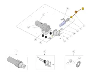 Exploded view Modbar EP · 16 – Espresso Module System