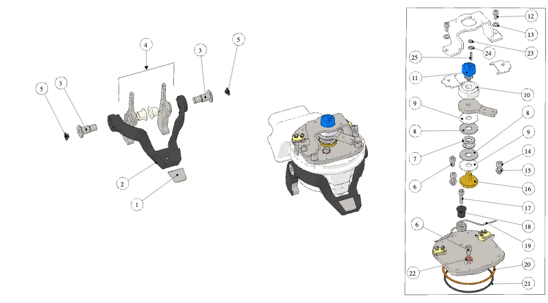 La Marzocco Strada X 1GR – 190 – Kaffeeboiler (Explosionszeichnung)