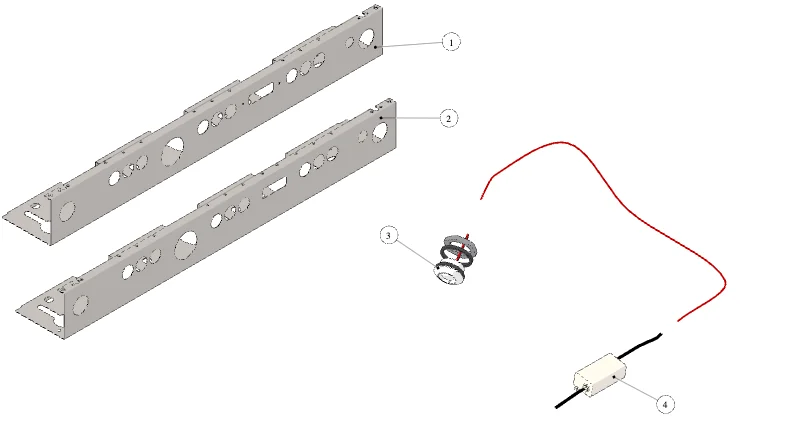 La Marzocco Linea PB – 19 – Control Panel Assem.- Barista Light (exploded view)