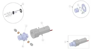 Exploded view Shot Brewer · 19 – Gear Pump – EP