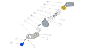 Exploded view Leva 1GR · 19 – Steam Valve Electronic Assembly