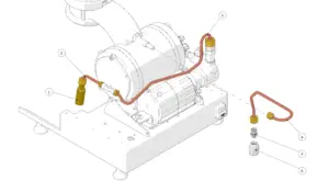 Explosionszeichnung Shot Brewer · 21 – Hydraulik – MP