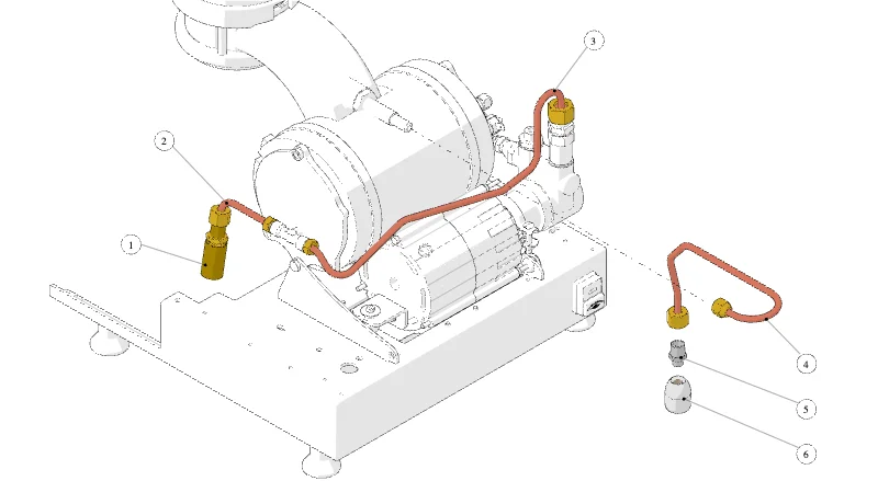La Marzocco Shot Brewer – 21 – Hydraulik – MP (Explosionszeichnung)