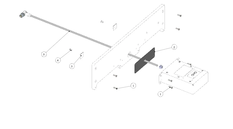 La Marzocco Strada X 1GR – 220 – Waagen-Version – Waage (Explosionszeichnung)