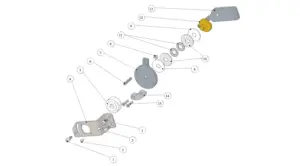 Exploded view Leva · 23 – Steam Valve Assembly – S Version