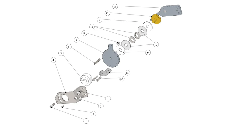 La Marzocco Leva – 23 – Steam Valve Assembly – S Version (exploded view)