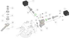 Exploded view Linea Mini R · 25 – Coffee Boiler Assembly