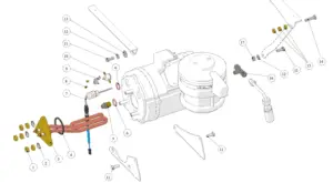 Explosionszeichnung Shot Brewer · 25 – Kaffeeboiler – EP
