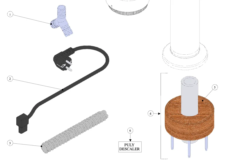 La Marzocco Modbar Pour-Over new – 27 – Zubehör (Explosionszeichnung)