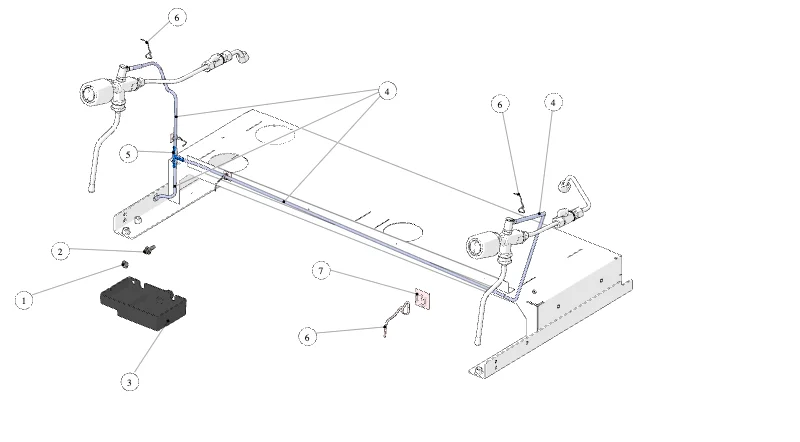 La Marzocco GB5-FB80 – 27 – Anti-Suction Steam Valve Kit (exploded view)