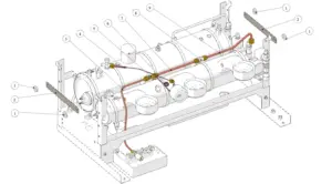 Explosionszeichnung Linea PB · 29 – Hydraulik