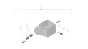 Exploded view Linea Mini · 31 – Coffee Boiler Assembly