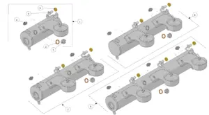 Exploded view LCS · 31 – Coffee Boiler Assembly