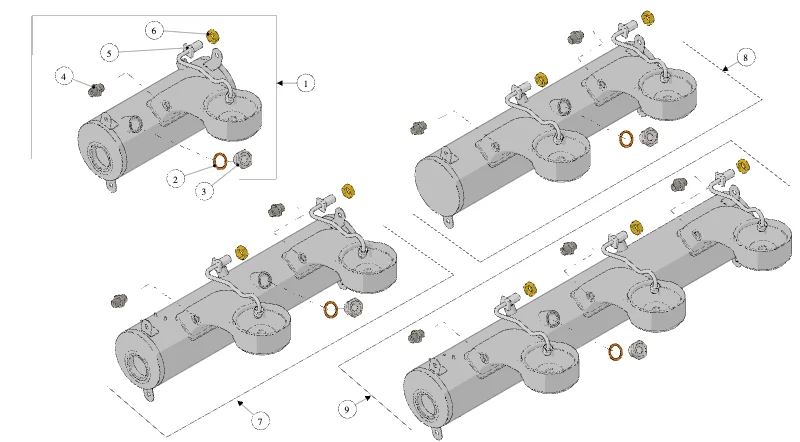 La Marzocco LCS – 31 – Kaffeeboiler (Explosionszeichnung)