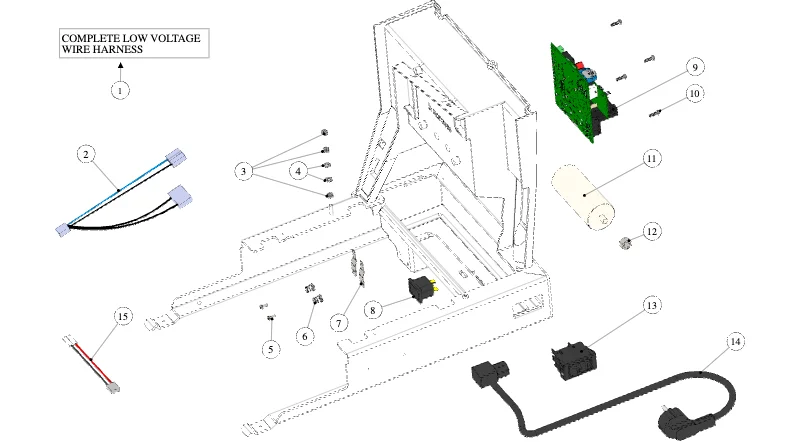 La Marzocco Linea Mini R – 31 – Elektrik (Explosionszeichnung)