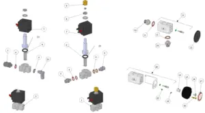 Exploded view GB5 XS · 31 – Fittings and Valves
