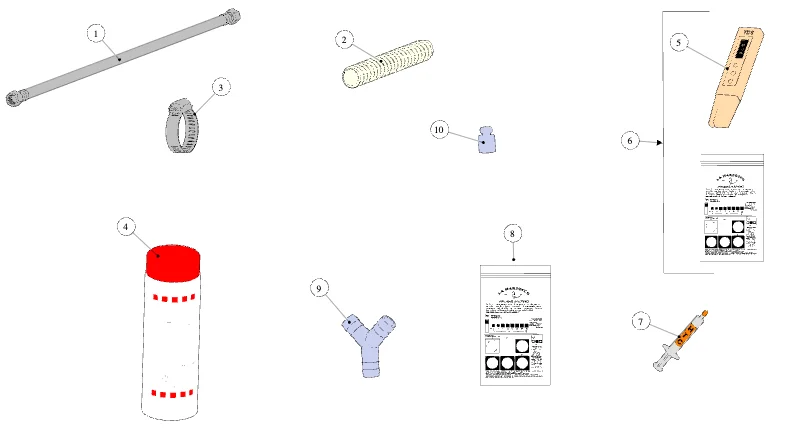 La Marzocco Modbar AV – 31 – Hose and Accessories (exploded view)