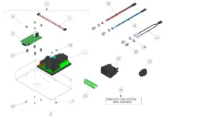 Explosionszeichnung Linea Mini · 37 – Elektrik