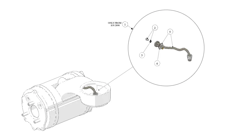 La Marzocco Strada EE – 39 – Electronic Paddle and Group (exploded view)