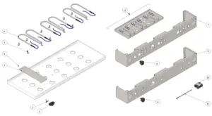 Exploded view LCS · 41 – Cupwarmer Assembly