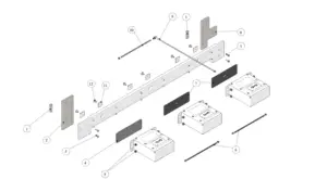 Exploded view KB90 · 41 – Scales Assembly – Scales Version