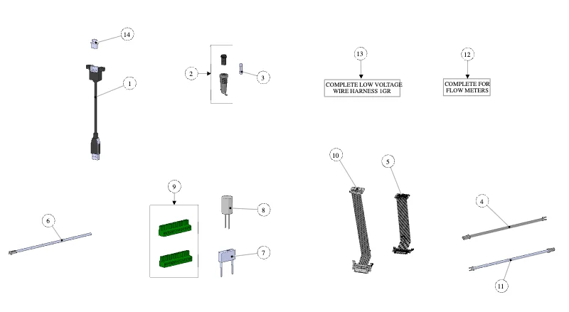 La Marzocco Strada EP 1GR – 43 – Electrical System and Pump (exploded view)