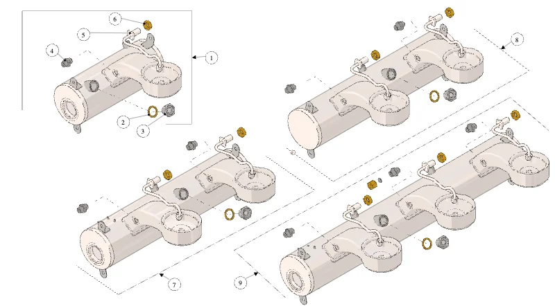 La Marzocco Linea-FB70 – 45 – Kaffeeboiler (Explosionszeichnung)