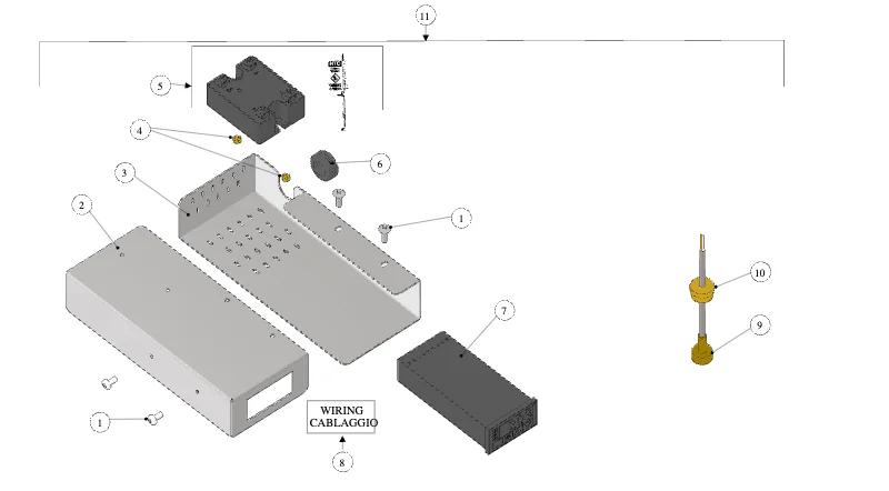 La Marzocco Linea-FB70 – 53 – PID-Kit (Explosionszeichnung)